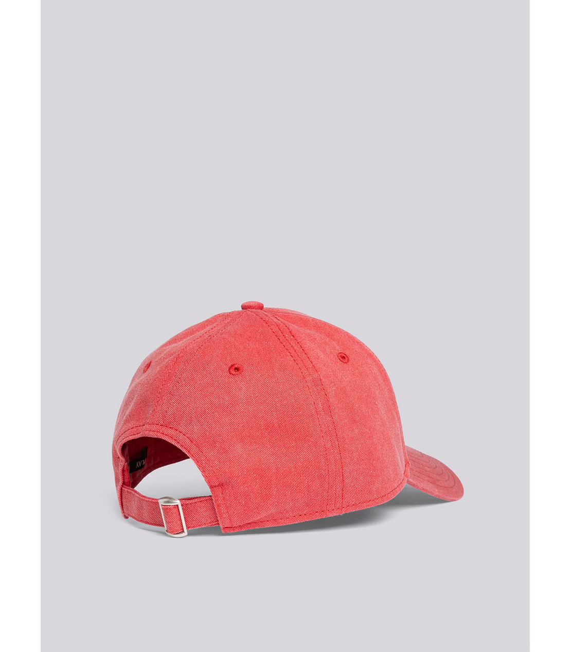 ユニセックス ロゴ刺しゅうウオッシュコットンツイルCAP 詳細画像 レッド 2